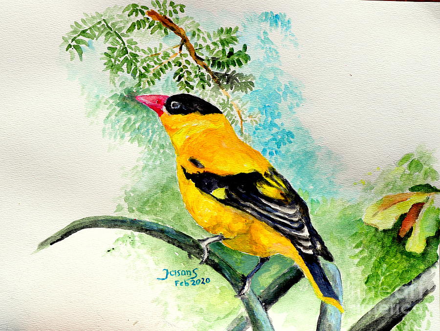 Cilalongan Bird Painting by Jason Sentuf