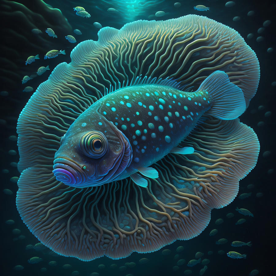 Ciliate Fish Digital Art by Regina Valluzzi