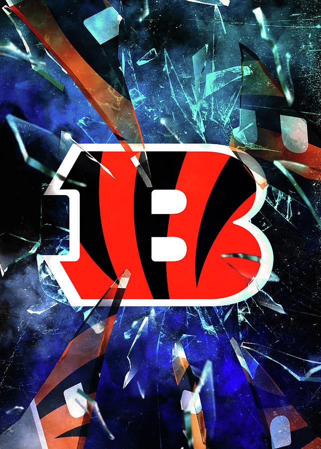 Football Nebula Cincinnati Bengals Youth T-Shirt by Leith Huber