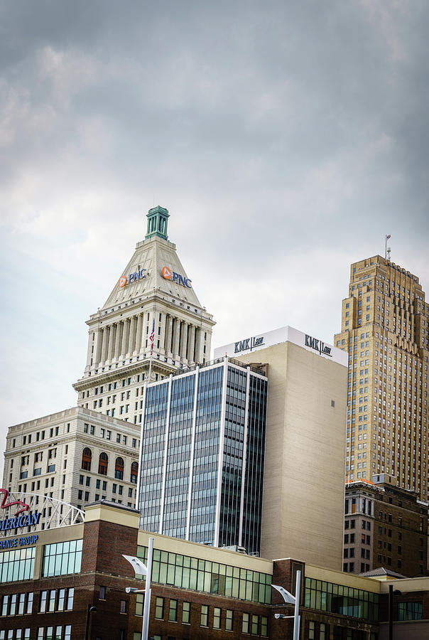 Cincinnati downtown highrises Photograph by Alexey Stiop