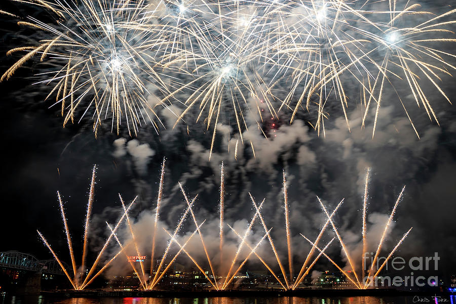 Cincinnati Labor Day Fireworks 2019 6 Photograph by Chris Farr Pixels