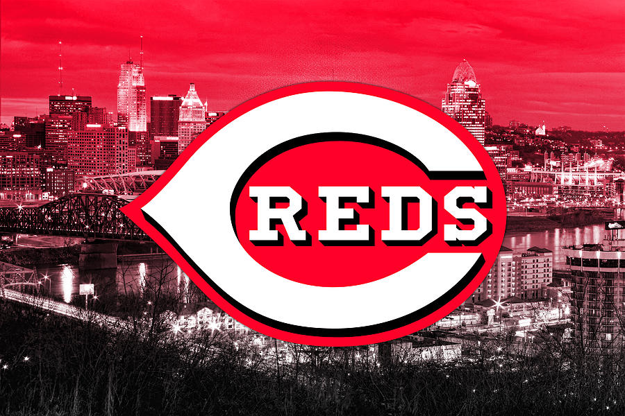 Cincinnati Reds MLB Baseball Digital Art by SportsHype Art