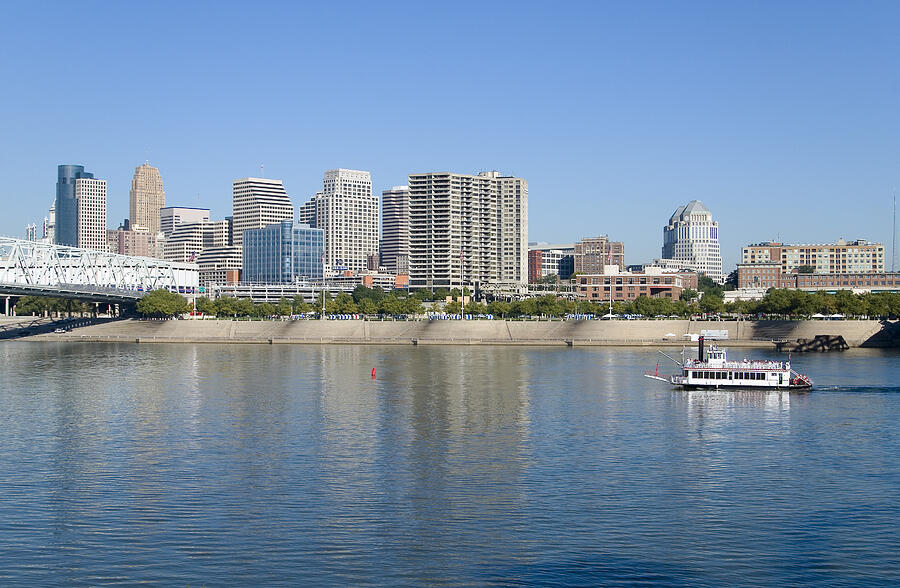 Cincinnati Riverfront Skyline Photograph by Gnk82 Cincinnati Riverfront Skyline Photograph by Gnk82