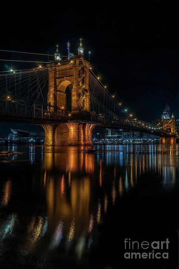 Cincinnati Roebling Bridge Photograph by Teresa Jack
