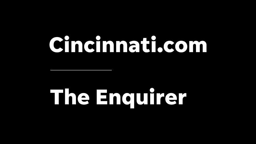 Cincinnati.com The Enquirer White Logo Digital Art by Gannett Co