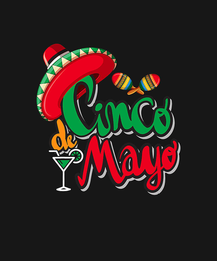 Cinco De Mayo Sombrero Men Women Mexican Taco Party Fiesta T-Shirt Drawing by DHBubble