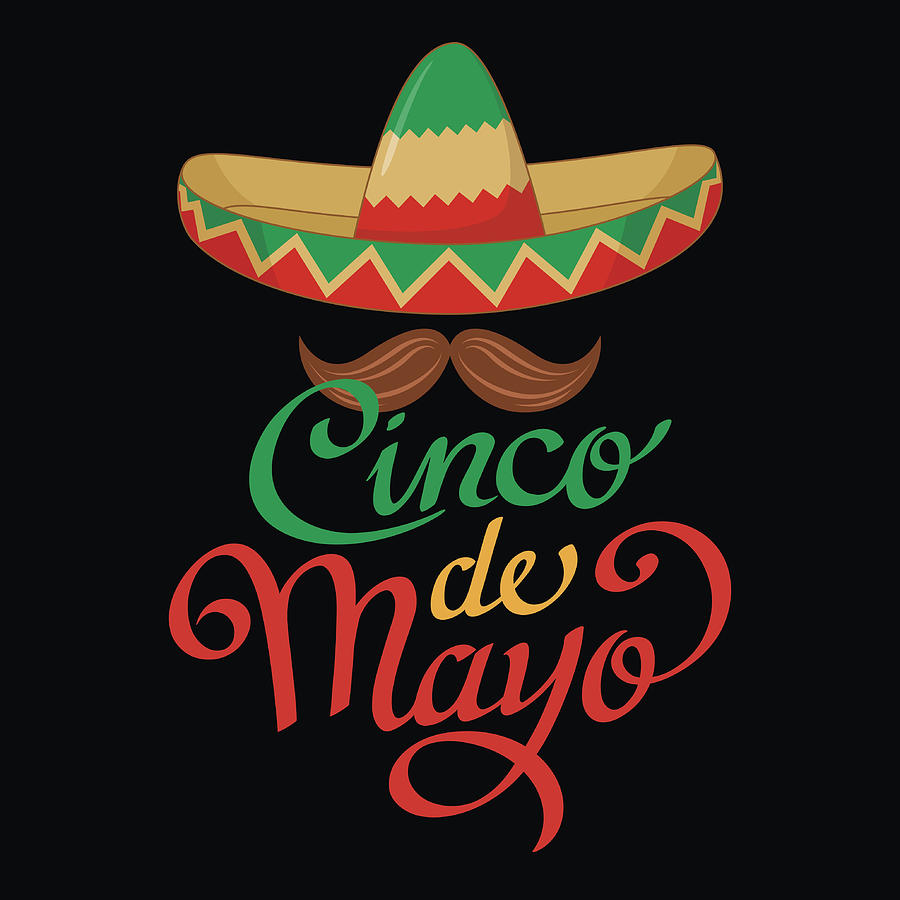 Cinco De Mayo Sombrero Symbol Drawing by Exxorian