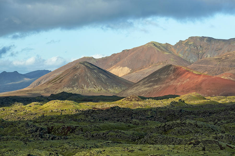 Cinder Cones Iceland Photograph by Catherine Reading