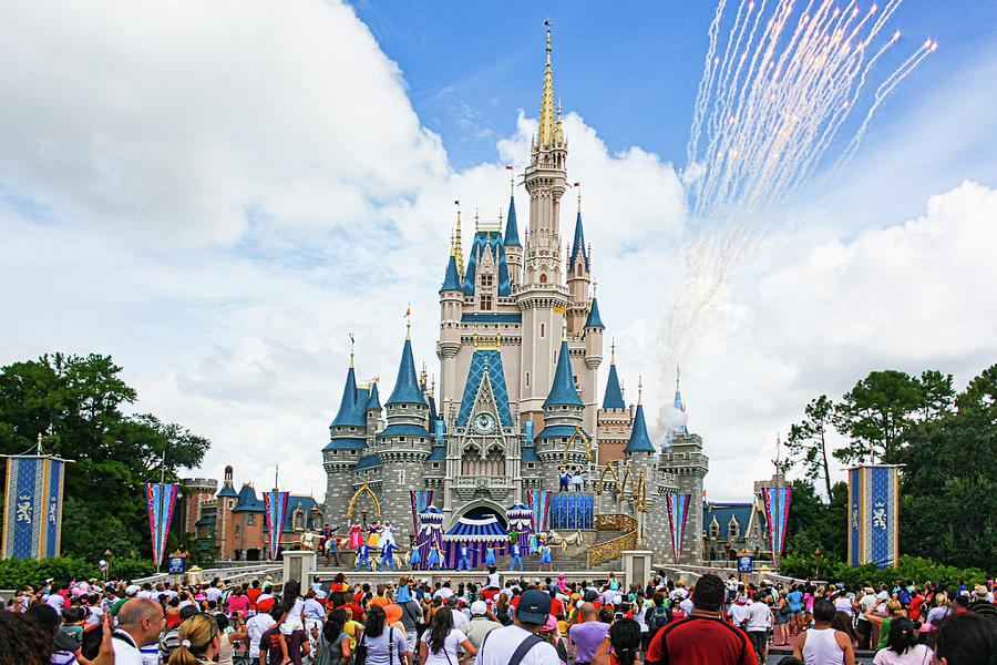 Cinderella Castle at WDW Photograph by Mark Chandler - Fine Art America