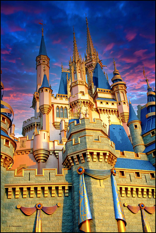 Cinderella's Castle, Magic Kingdom, Walt Disney World Photograph By A ...