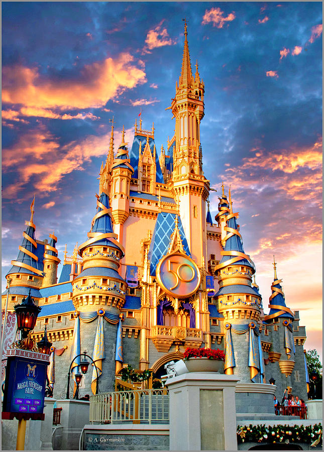 Cinderella's Castle, Walt Disney World's 59th Anniversay, Magic ...