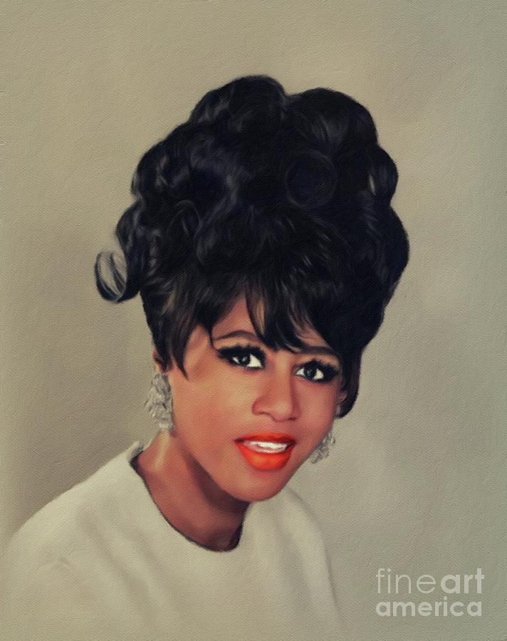 Cindy Birdsong, Music Legend Painting by Esoterica Art Agency - Fine ...