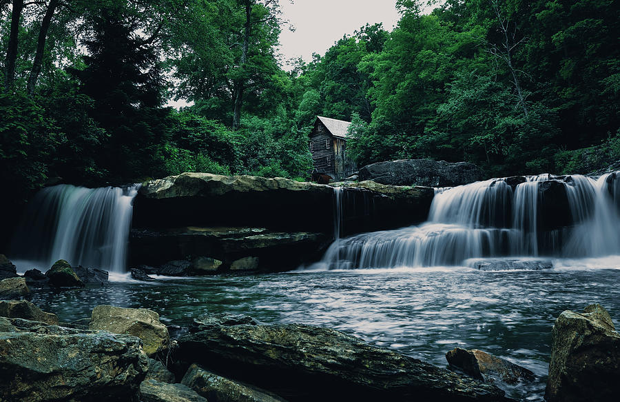 Cinematic Glade Creek Mill Panoramic Photograph by Dan Sproul