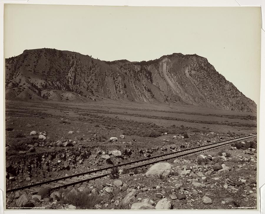 Cinnabar Mountain, Devil Slide 1880s Frank Jay Haynes Painting