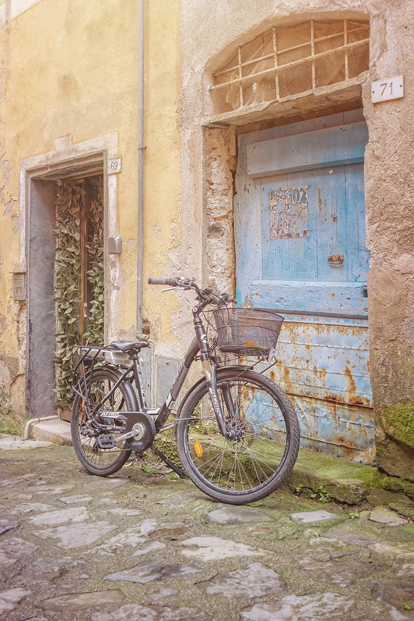 Cinque Terre Bicycle Photograph