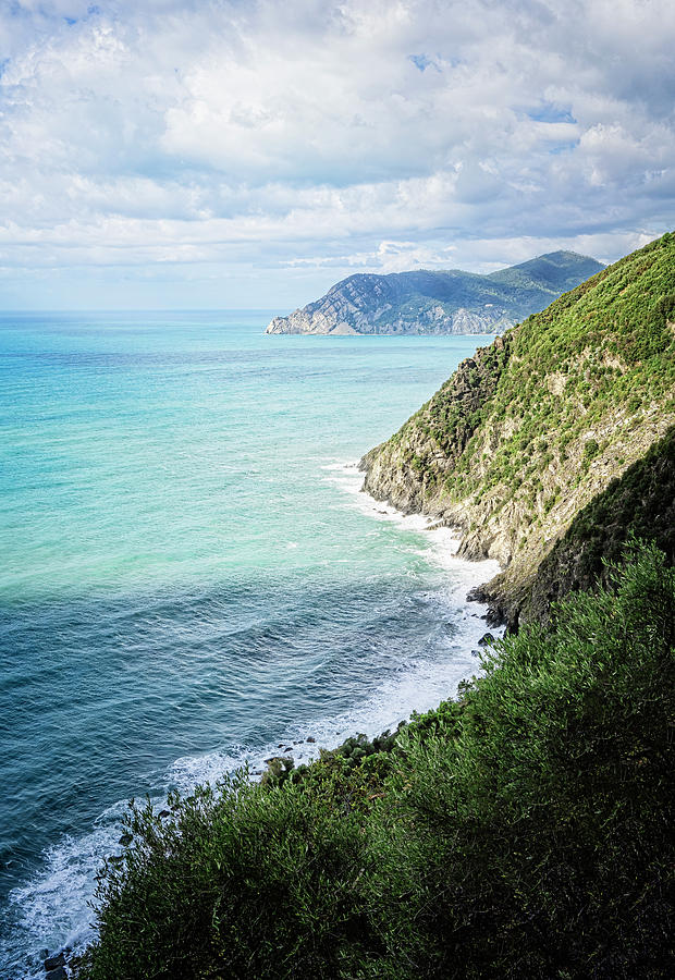 Cinque Terre Coastline Near Corniglia Photograph