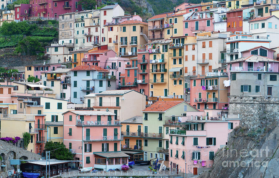 Cinque Terre Houses, Italy Photograph