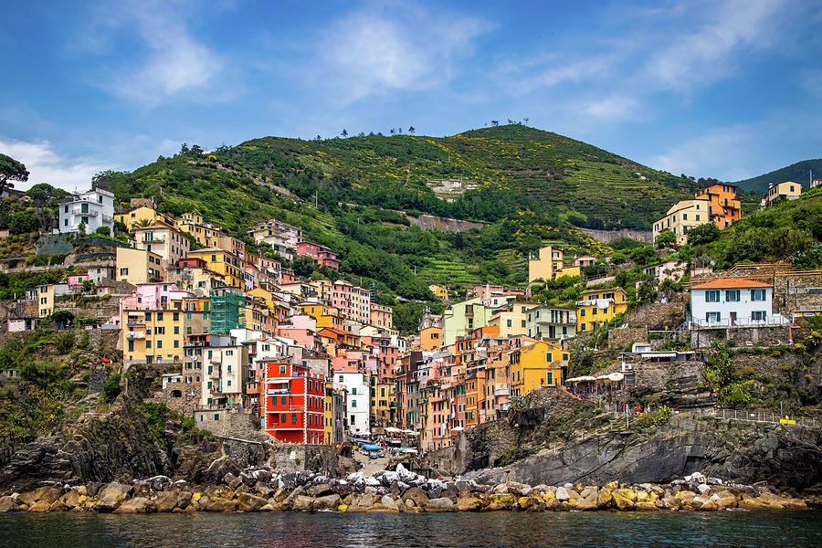Cinque Terre Village of Riomaggiore Photograph by Carolyn Derstine