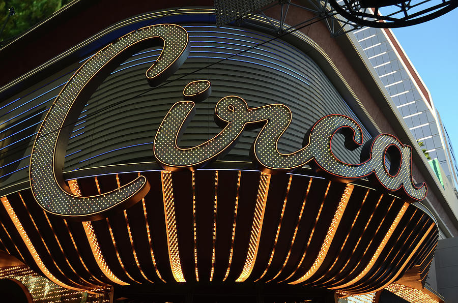 Circa Hotel Casino Neon Sign Fremont Street Downtown Las Vegas ...