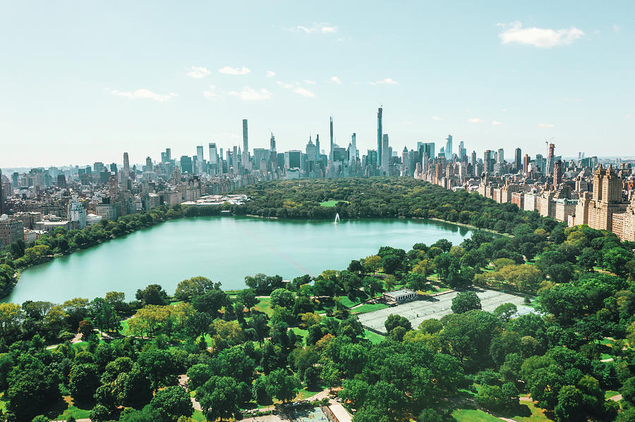 Circa September 2019 Spectacular View over Central Park in Manhattan
