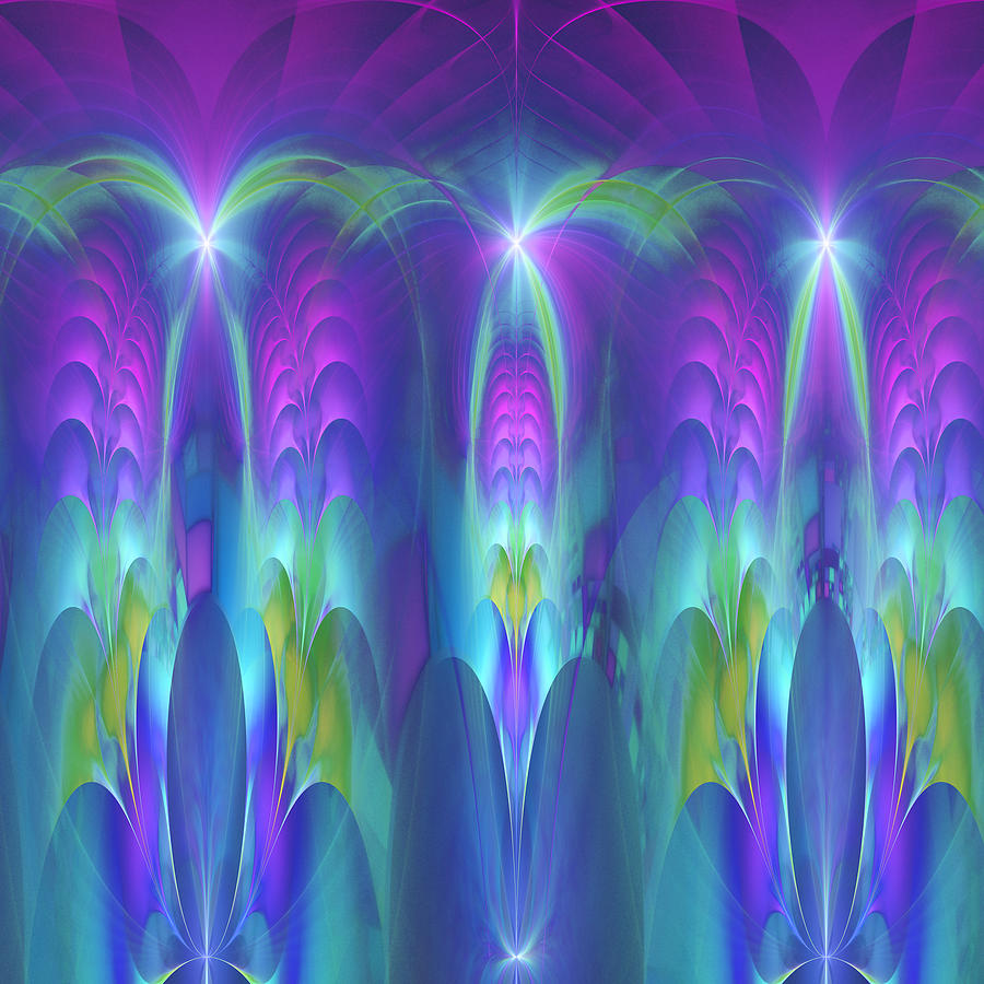 Circle of Light and Laughter #3 Digital Art by Mary Ann Benoit
