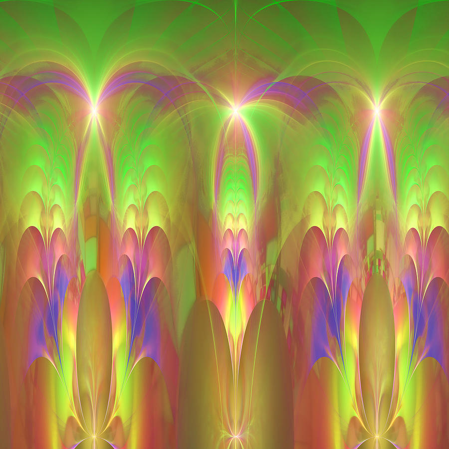 Circle of Light and Laughter #4 Digital Art by Mary Ann Benoit