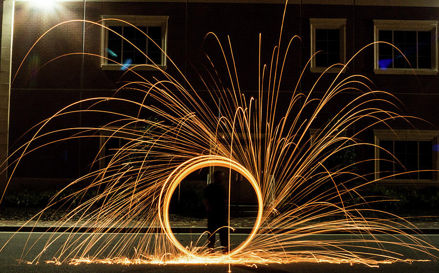 Circle of Sparks Photograph by Chauncy Holmes