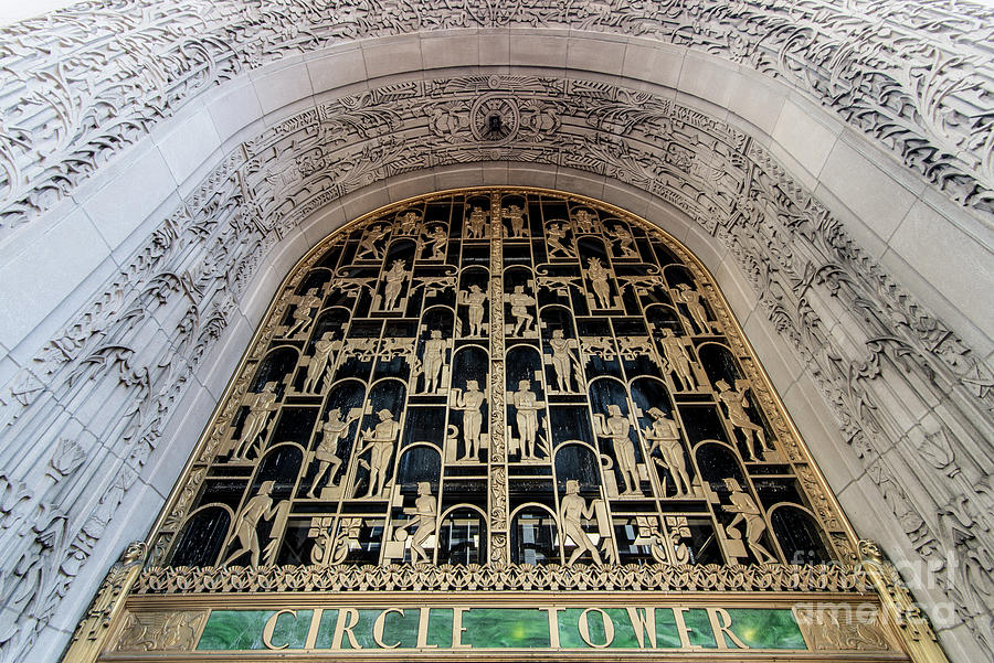 Circle Tower Doorway - Indianapolis - Indiana  Photograph by Gary Whitton