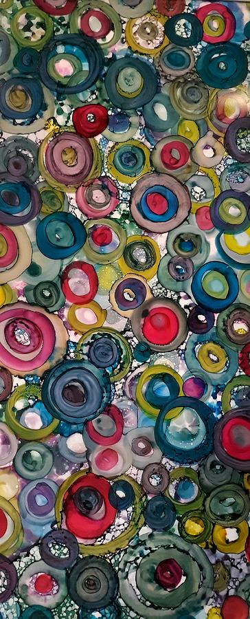 Circles 6 Painting by Jan Pellizzer
