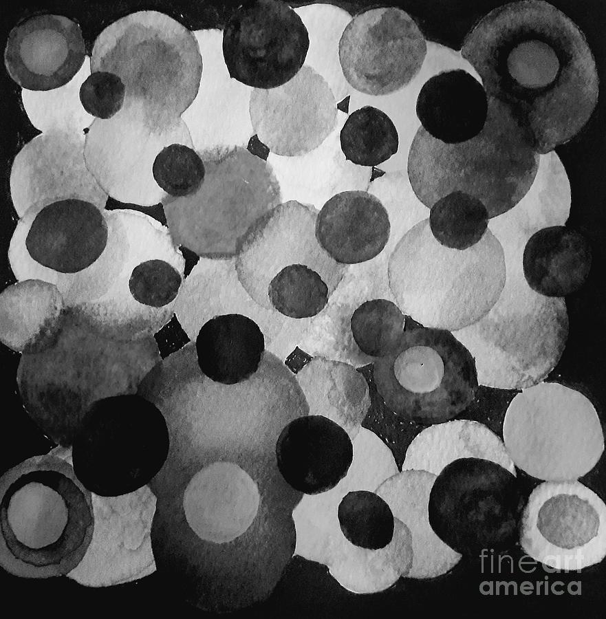 Circles Painting by Amaryllis Leon - Fine Art America