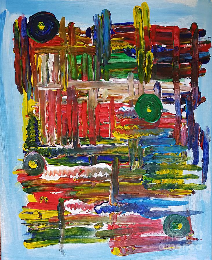 Circles Painting by Andy Thompson Circles Painting by Andy Thompson