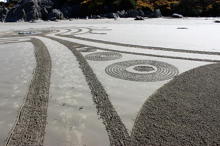 Circles In The Sand Photograph by Doug Boucher - Fine Art America