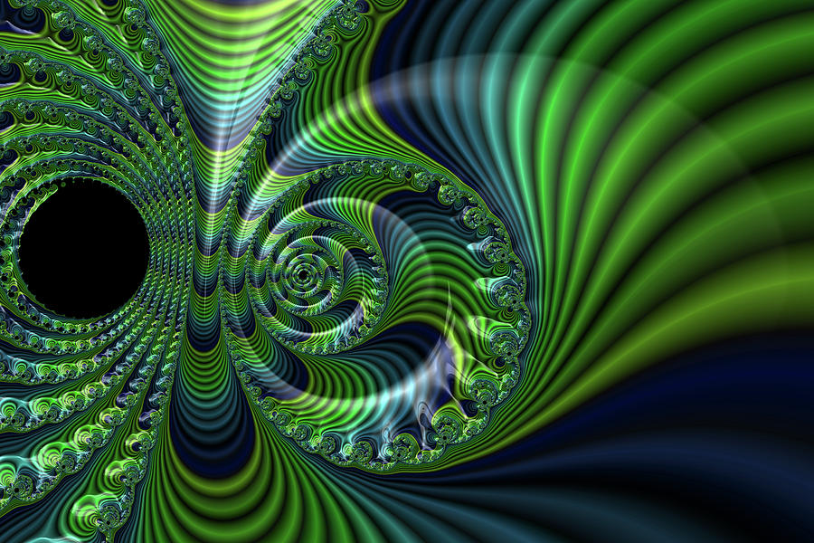 Circling Digital Art by Rajiv Chopra Circling Digital Art by Rajiv Chopra