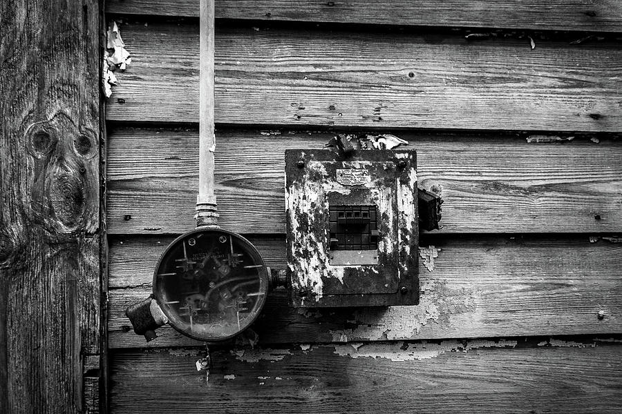 Circuit Breaker and Meter Photograph by Bradford Martin