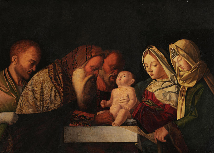 Giovanni Bellini Painting - Circumcision  by Giovanni Bellini