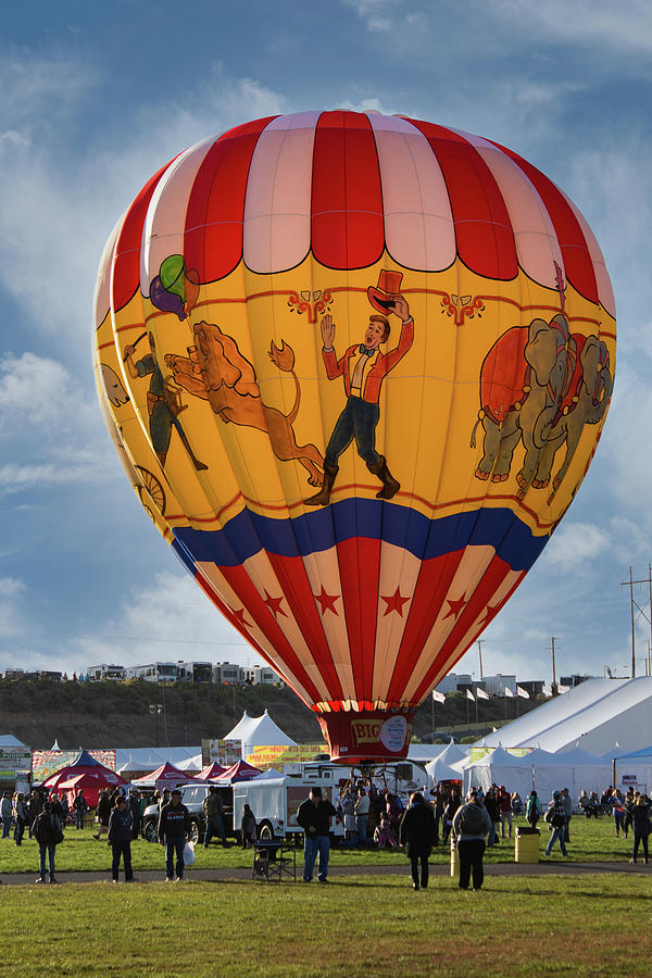 Circus Hot Air Balloon Photograph