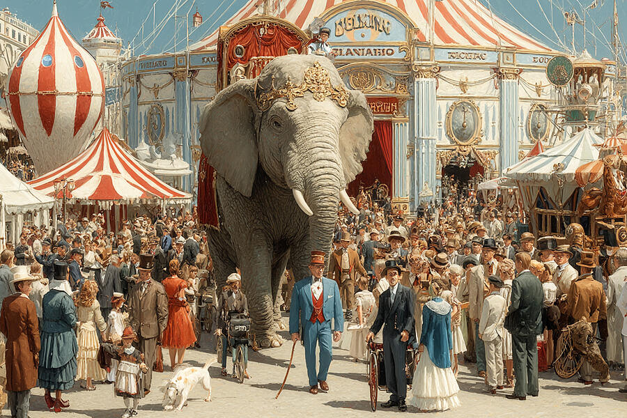 Circus Parade Digital Art by Lisa Yount Circus Parade Digital Art by Lisa Yount