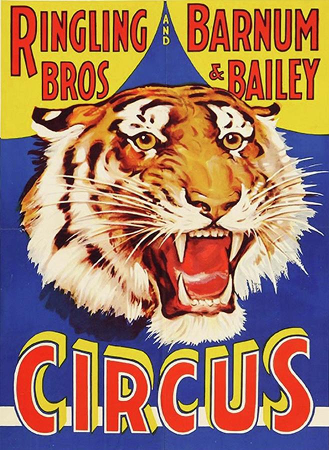 Circus Poster Digital Art by Tom Hill | Fine Art America