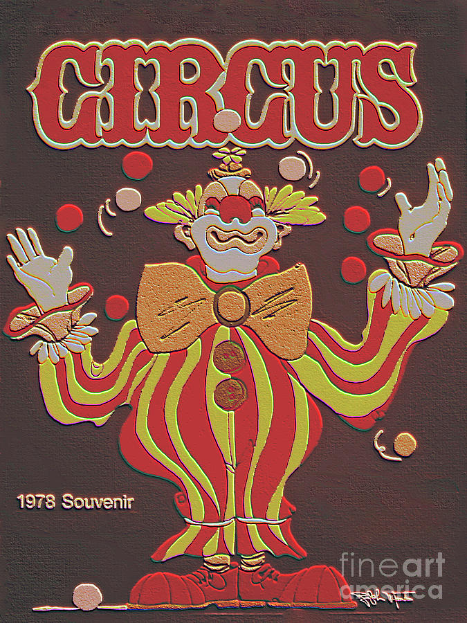 Circus Program Drawing by Art Mantia - Fine Art America