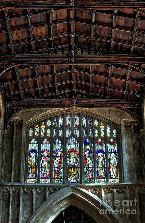Cirencester Church Stained Glass Window Photograph by Tim Gainey