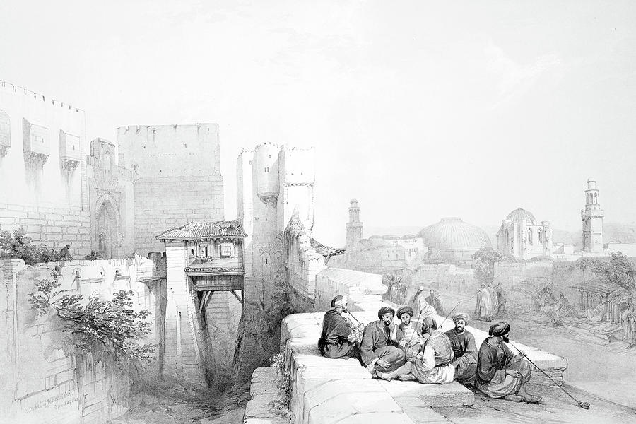 Citadel of Jerusalem in 1841 Photograph by Munir Alawi