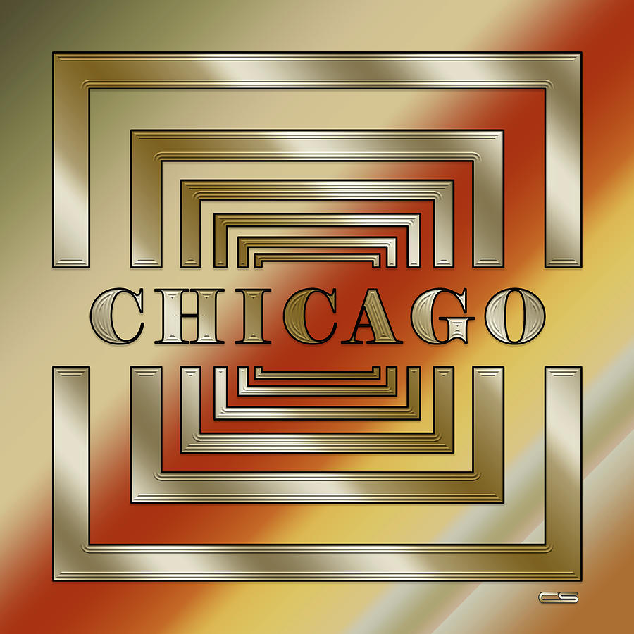 Cities - Chicago Digital Art by Chuck Staley