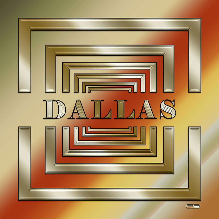 Cities - Dallas Digital Art by Chuck Staley