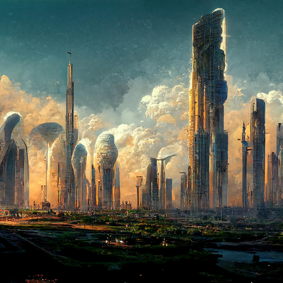 cities  in  5000  years  5c430943  1e1e  4377  81f9  911073178bc8 by Asar Studios    asar studios Painting