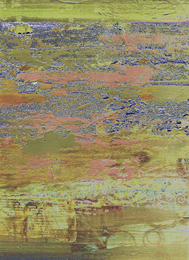 Citrine Reflections II Painting by Shadia Derbyshire