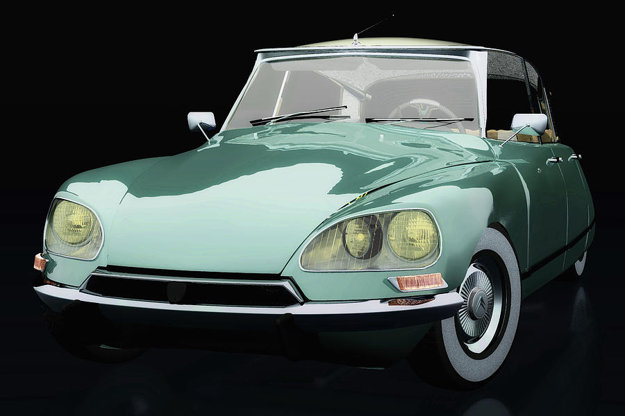 Citroen DS-23 Injection Pallas three-quarter view Photograph by Jan Keteleer