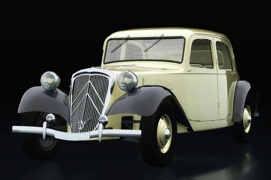Citroen Traction 1938 three-quarter view Photograph by Jan Keteleer