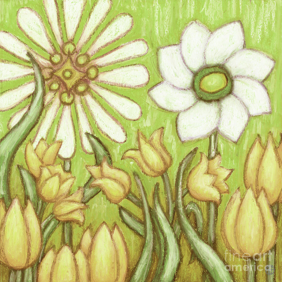Citron Breeze. Wildflora Painting by Amy E Fraser