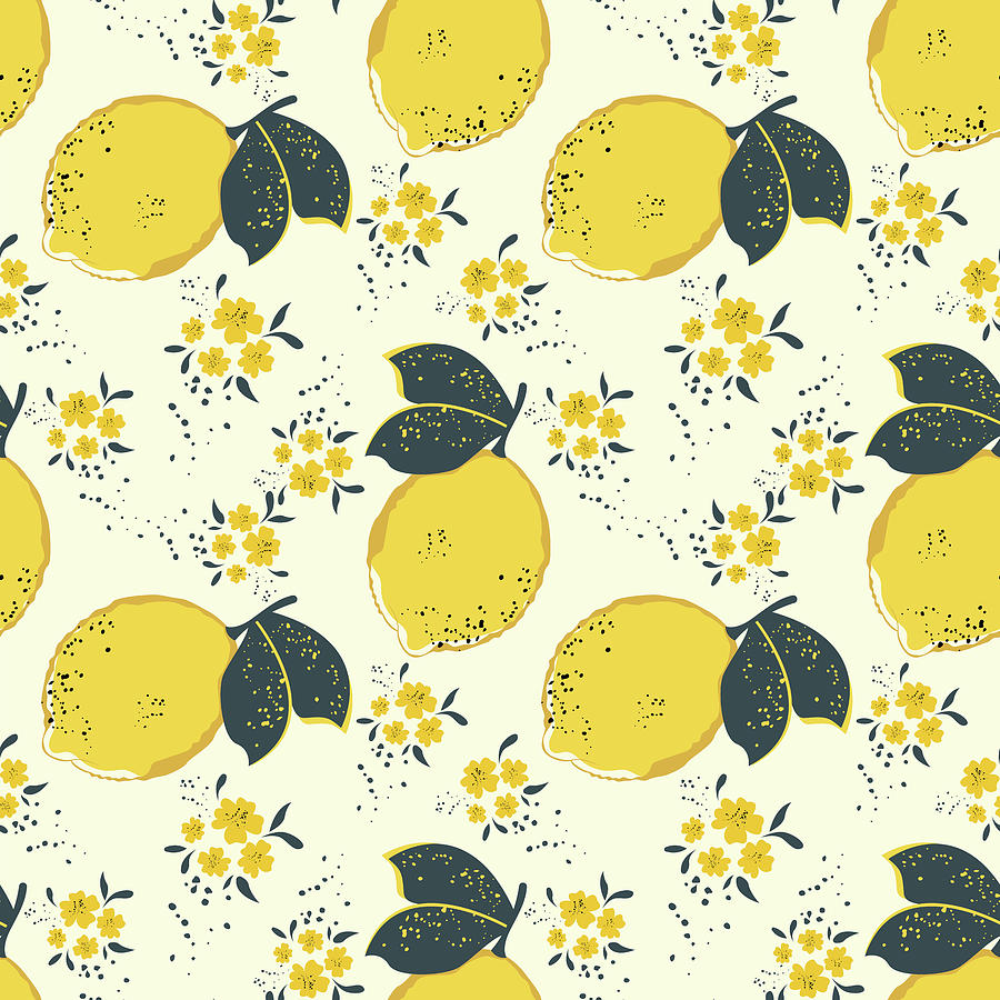 cute yellow pattern wallpaper