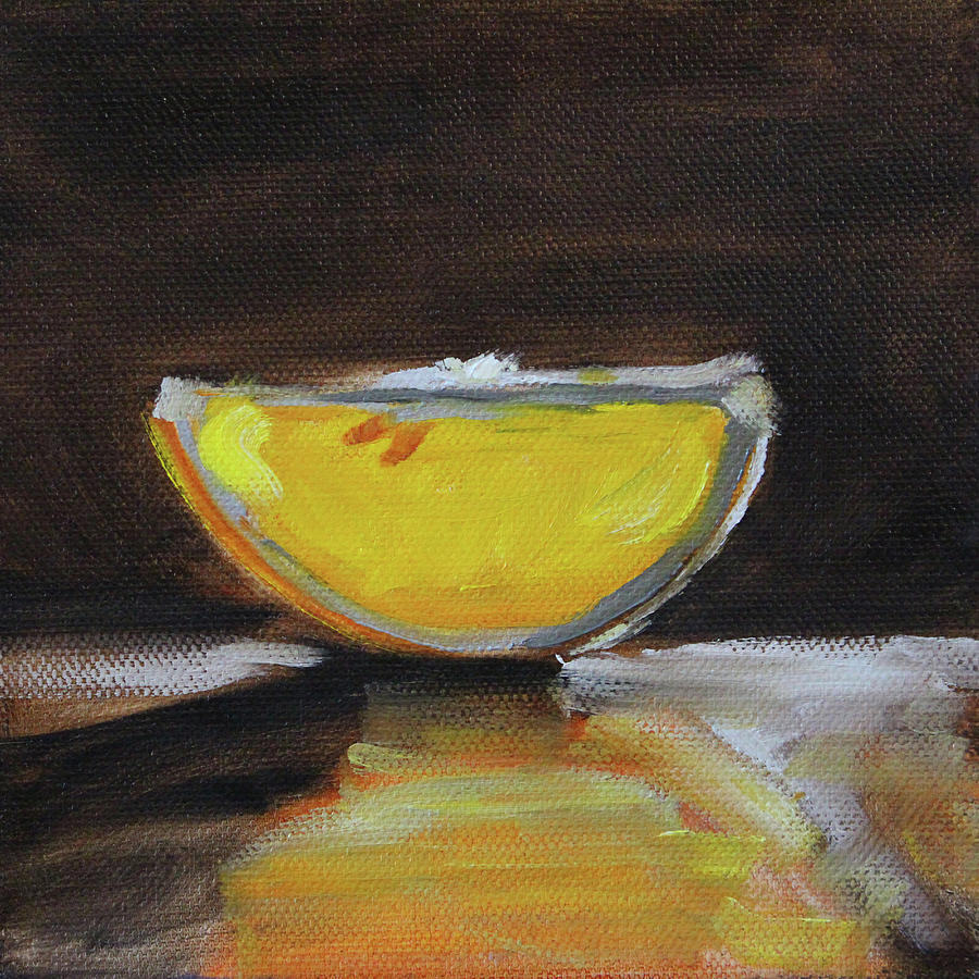 Citrus Slice Painting by Nancy Merkle